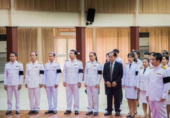 ภาพกิจกรรม คณะวิทยาศาสตร์และเทคโนโลยี จัดพิธีถวายพานพุ่มสักการะ “พระบิดาแห่งวิทยาศาสตร์ไทย”พระบาทสมเด็จพระจอมเกล้าเจ้าอยู่หัว รัชกาลที่ 4 เนื่องในวันวิทยาศาสตร์แห่งชาติ ประจำปี 2560
