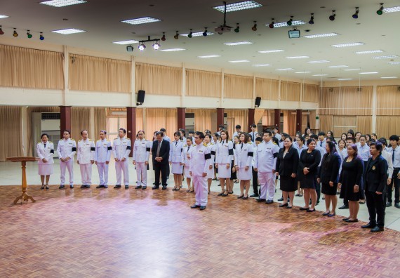 ภาพกิจกรรม คณะวิทยาศาสตร์และเทคโนโลยี จัดพิธีถวายพานพุ่มสักการะ “พระบิดาแห่งวิทยาศาสตร์ไทย”พระบาทสมเด็จพระจอมเกล้าเจ้าอยู่หัว รัชกาลที่ 4 เนื่องในวันวิทยาศาสตร์แห่งชาติ ประจำปี 2560