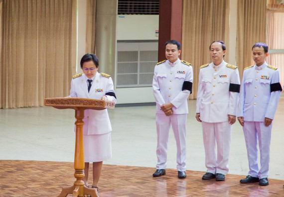 ภาพกิจกรรม คณะวิทยาศาสตร์และเทคโนโลยี จัดพิธีถวายพานพุ่มสักการะ “พระบิดาแห่งวิทยาศาสตร์ไทย”พระบาทสมเด็จพระจอมเกล้าเจ้าอยู่หัว รัชกาลที่ 4 เนื่องในวันวิทยาศาสตร์แห่งชาติ ประจำปี 2560