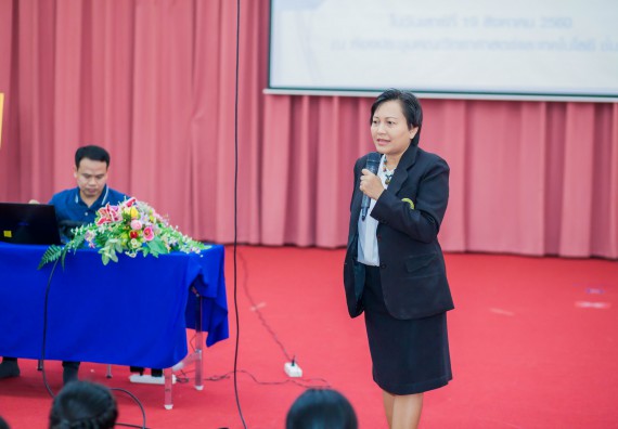 ภาพกิจกรรม คณะวิทยาศาสตร์และเทคโนโลยี จัดกิจกรรมส่งเสริมความรู้ เรื่อง ความปลอดภัยในห้องปฏิบัติการทางวิทยาศาสตร์