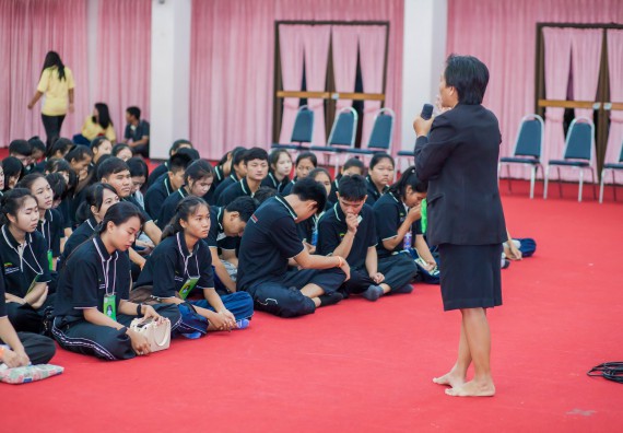 ภาพกิจกรรม คณะวิทยาศาสตร์และเทคโนโลยี จัดกิจกรรมส่งเสริมความรู้ เรื่อง ความปลอดภัยในห้องปฏิบัติการทางวิทยาศาสตร์