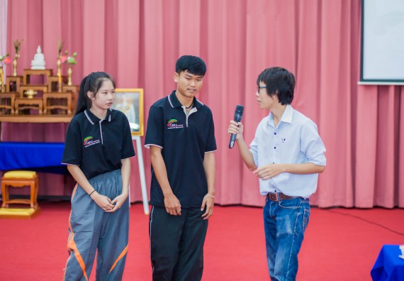 ภาพกิจกรรม คณะวิทยาศาสตร์และเทคโนโลยี จัดกิจกรรมส่งเสริมความรู้ เรื่อง ความปลอดภัยในห้องปฏิบัติการทางวิทยาศาสตร์