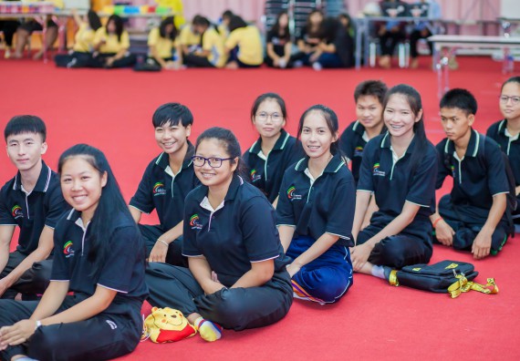 ภาพกิจกรรม คณะวิทยาศาสตร์และเทคโนโลยี จัดกิจกรรมส่งเสริมความรู้ เรื่อง ความปลอดภัยในห้องปฏิบัติการทางวิทยาศาสตร์