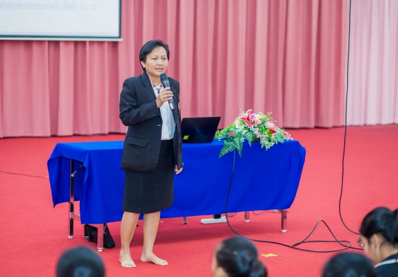 ภาพกิจกรรม คณะวิทยาศาสตร์และเทคโนโลยี จัดกิจกรรมส่งเสริมความรู้ เรื่อง ความปลอดภัยในห้องปฏิบัติการทางวิทยาศาสตร์