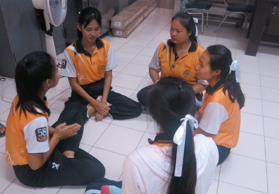 ภาพกิจกรรม โปรแกรมวิชาสาธารณสุขศาสตร์ จัดการอบรม เรื่อง หลักการทำงานเป็นทีม