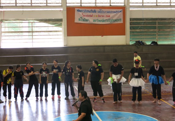 ภาพกิจกรรม โปรแกรมวิชาสาธารณสุขศาสตร์ จัดการอบรม เรื่อง หลักการทำงานเป็นทีม