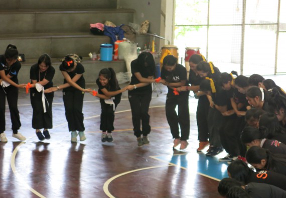 ภาพกิจกรรม โปรแกรมวิชาสาธารณสุขศาสตร์ จัดการอบรม เรื่อง หลักการทำงานเป็นทีม