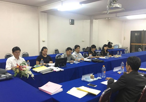 ภาพกิจกรรม หลักสูตรคณิตศาสตร์ จัดการตรวจประเมินคุณภาพภายใน ระดับหลักสูตรคณิตศาสตร์