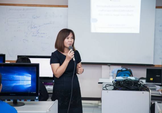 ภาพกิจกรรม คณะวิทยาศาสตร์และเทคโนโลยี จัดกิจกรรมส่งเสริมทักษะการวิเคราะห์เชิงตัวเลข การสื่อสารและการใช้เทคโนโลยีสารสนเทศ เรื่อง การใช้งาน Google Docs เบื้องต้น