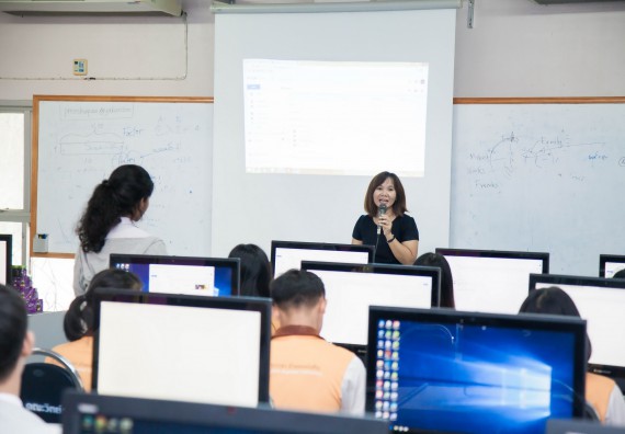 ภาพกิจกรรม คณะวิทยาศาสตร์และเทคโนโลยี จัดกิจกรรมส่งเสริมทักษะการวิเคราะห์เชิงตัวเลข การสื่อสารและการใช้เทคโนโลยีสารสนเทศ เรื่อง การใช้งาน Google Docs เบื้องต้น