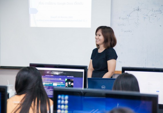 ภาพกิจกรรม คณะวิทยาศาสตร์และเทคโนโลยี จัดกิจกรรมส่งเสริมทักษะการวิเคราะห์เชิงตัวเลข การสื่อสารและการใช้เทคโนโลยีสารสนเทศ เรื่อง การใช้งาน Google Docs เบื้องต้น