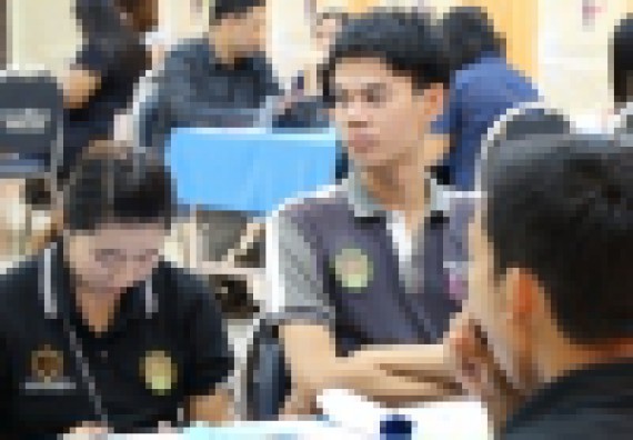 ภาพกิจกรรม คณะวิทยาศาสตร์และเทคโนโลยี เข้าร่วมกิจกรรมองค์กรแห่งความสุข happy workplace kpru