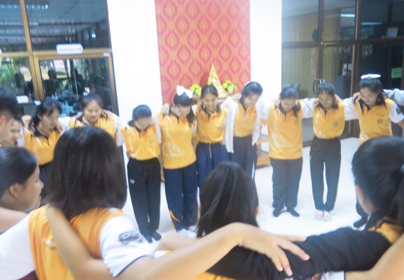 ภาพกิจกรรม โปรแกรมวิชาสาธารณสุขศาสตร์ จัดการอบรมหลักการทำงานเป็นทีม