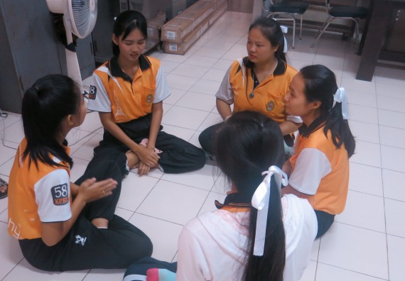 ภาพกิจกรรม โปรแกรมวิชาสาธารณสุขศาสตร์ จัดการอบรมหลักการทำงานเป็นทีม