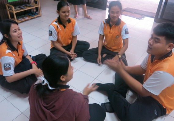 ภาพกิจกรรม โปรแกรมวิชาสาธารณสุขศาสตร์ จัดการอบรมหลักการทำงานเป็นทีม