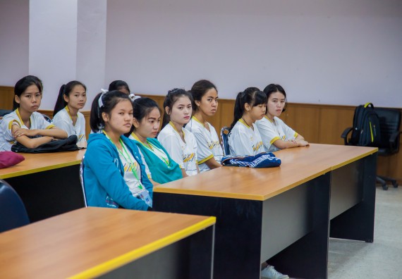 ภาพกิจกรรม คณะวิทยาศาสตร์และเทคโนโลยี จัดกิจกรรมพุทธศาสนากับวิทยาศาสตร์ เพื่อส่งเสริมคุณธรรม จริยธรรม