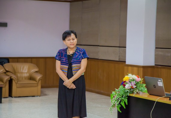 ภาพกิจกรรม คณะวิทยาศาสตร์และเทคโนโลยี จัดกิจกรรมพุทธศาสนากับวิทยาศาสตร์ เพื่อส่งเสริมคุณธรรม จริยธรรม