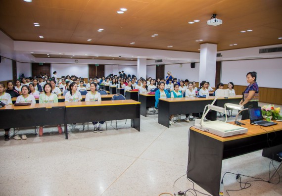 ภาพกิจกรรม คณะวิทยาศาสตร์และเทคโนโลยี จัดกิจกรรมพุทธศาสนากับวิทยาศาสตร์ เพื่อส่งเสริมคุณธรรม จริยธรรม