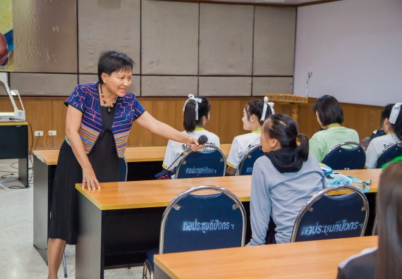 ภาพกิจกรรม คณะวิทยาศาสตร์และเทคโนโลยี จัดกิจกรรมพุทธศาสนากับวิทยาศาสตร์ เพื่อส่งเสริมคุณธรรม จริยธรรม