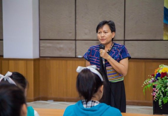 ภาพกิจกรรม คณะวิทยาศาสตร์และเทคโนโลยี จัดกิจกรรมพุทธศาสนากับวิทยาศาสตร์ เพื่อส่งเสริมคุณธรรม จริยธรรม