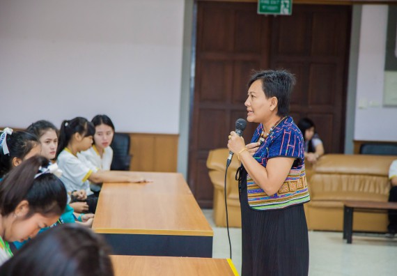 ภาพกิจกรรม คณะวิทยาศาสตร์และเทคโนโลยี จัดกิจกรรมพุทธศาสนากับวิทยาศาสตร์ เพื่อส่งเสริมคุณธรรม จริยธรรม