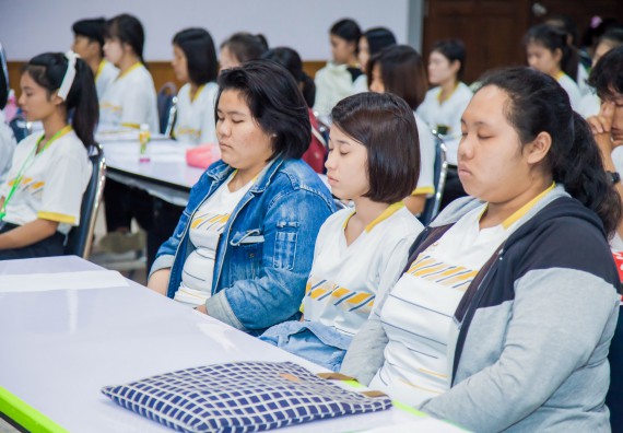 ภาพกิจกรรม คณะวิทยาศาสตร์และเทคโนโลยี จัดกิจกรรมพุทธศาสนากับวิทยาศาสตร์ เพื่อส่งเสริมคุณธรรม จริยธรรม