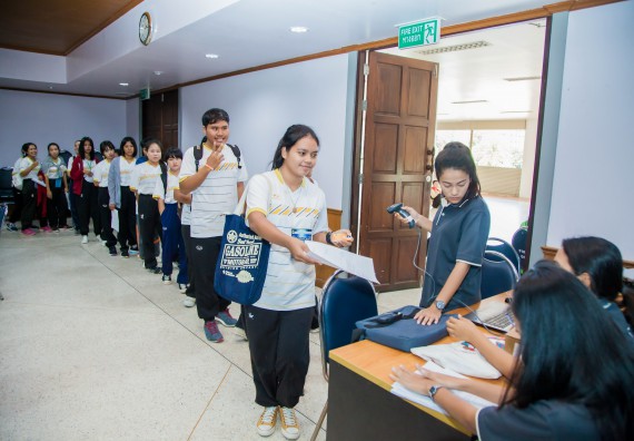 ภาพกิจกรรม คณะวิทยาศาสตร์และเทคโนโลยี จัดกิจกรรมพุทธศาสนากับวิทยาศาสตร์ เพื่อส่งเสริมคุณธรรม จริยธรรม