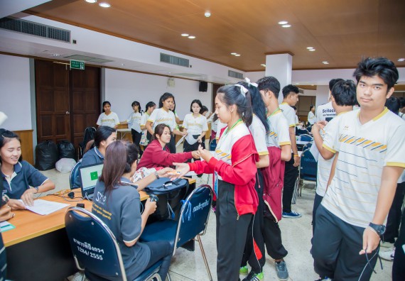 ภาพกิจกรรม คณะวิทยาศาสตร์และเทคโนโลยี จัดกิจกรรมพุทธศาสนากับวิทยาศาสตร์ เพื่อส่งเสริมคุณธรรม จริยธรรม