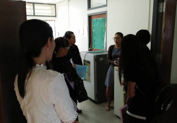 ภาพกิจกรรม ศูนย์วิทยาศาสตร์และวิทยาศาสตร์ประยุกต์ จัดการอบรมโครงการพัฒนาทักษะการใช้เครื่องมือทางวิทยาศาสตร์