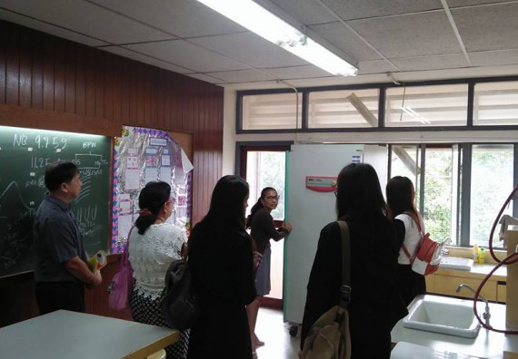 ภาพกิจกรรม ศูนย์วิทยาศาสตร์และวิทยาศาสตร์ประยุกต์ จัดการอบรมโครงการพัฒนาทักษะการใช้เครื่องมือทางวิทยาศาสตร์