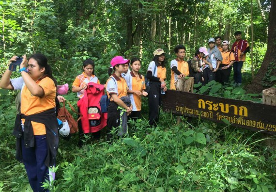 ภาพกิจกรรม โปรแกรมวิชาวิทยาศาสตร์สิ่งแวดล้อม จัดกิจกรรมเรียนรู้นอกสถานที่