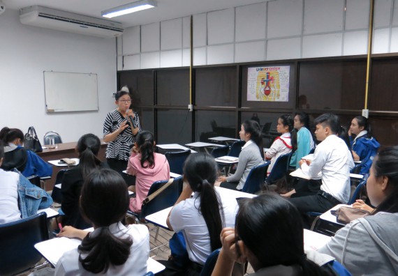 ภาพกิจกรรม โปรแกรมวิชาสาธารณสุขศาสตร์ จัดการอบรม เรื่อง เทคนิคการเยี่ยมบ้าน