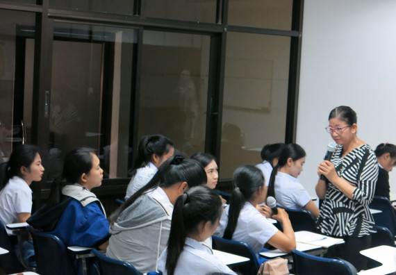 ภาพกิจกรรม โปรแกรมวิชาสาธารณสุขศาสตร์ จัดการอบรม เรื่อง เทคนิคการเยี่ยมบ้าน