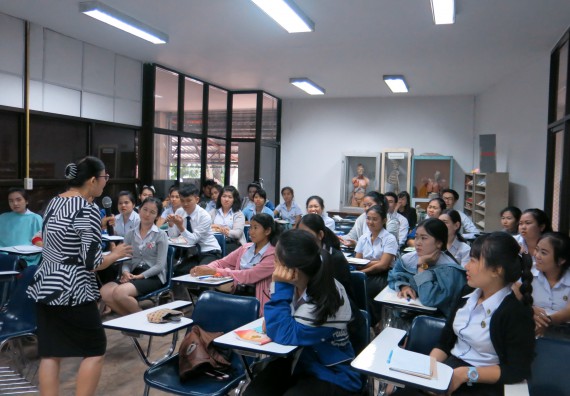 ภาพกิจกรรม โปรแกรมวิชาสาธารณสุขศาสตร์ จัดการอบรม เรื่อง เทคนิคการเยี่ยมบ้าน