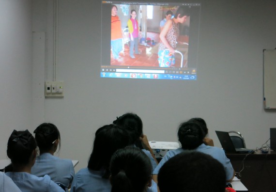 ภาพกิจกรรม โปรแกรมวิชาสาธารณสุขศาสตร์ จัดการอบรม เรื่อง เทคนิคการเยี่ยมบ้าน