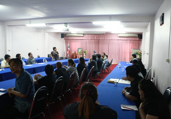 ภาพกิจกรรม คณะวิทยาศาสตร์และเทคโนโลยี จัดการประชุมเพื่อสรรหาคณะกรรมการประจำคณะวิทยาศาสตร์และเทคโนโลยี