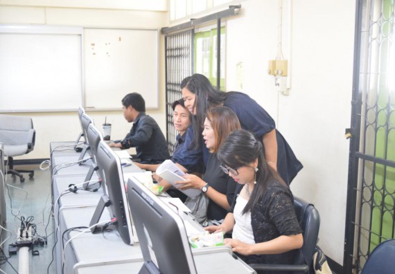 ภาพกิจกรรม คณะวิทยาศาสตร์และเทคโนโลยี เข้าร่วมอบรมเชิงปฏิบัติการ เรื่อง การใช้งานระบบ NRMS-DRMS