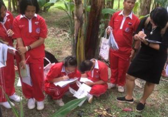 ภาพกิจกรรม คณะวิทยาศาสตร์และเทคโนโลยี เข้าร่วมโครงการอบรมสัมมนาเสริมสร้างศักยภาพในการอนุรักษ์สิ่งแวดล้อมธรรมชาติ หัวข้อ วิธีการวาดภาพทางพฤกษศาสตร์