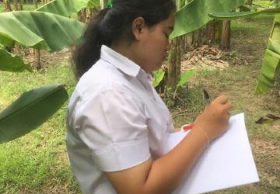 ภาพกิจกรรม คณะวิทยาศาสตร์และเทคโนโลยี เข้าร่วมโครงการอบรมสัมมนาเสริมสร้างศักยภาพในการอนุรักษ์สิ่งแวดล้อมธรรมชาติ หัวข้อ วิธีการวาดภาพทางพฤกษศาสตร์