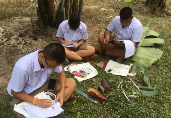 ภาพกิจกรรม คณะวิทยาศาสตร์และเทคโนโลยี เข้าร่วมโครงการอบรมสัมมนาเสริมสร้างศักยภาพในการอนุรักษ์สิ่งแวดล้อมธรรมชาติ หัวข้อ วิธีการวาดภาพทางพฤกษศาสตร์