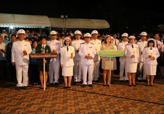 ภาพกิจกรรม คณะวิทยาศาสตร์และเทคโนโลยี เข้าร่วมพิธีเฉลิมพระเกียรติสมเด็จพระนางเจ้าสิริกิติ์