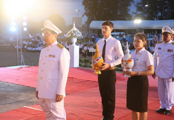 ภาพกิจกรรม คณะวิทยาศาสตร์และเทคโนโลยี เข้าร่วมพิธีเฉลิมพระเกียรติสมเด็จพระนางเจ้าสิริกิติ์