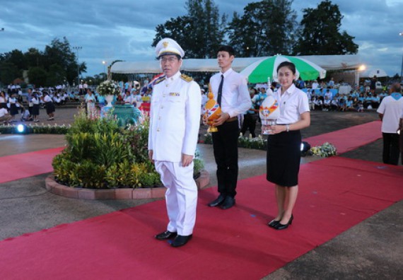 ภาพกิจกรรม คณะวิทยาศาสตร์และเทคโนโลยี เข้าร่วมพิธีเฉลิมพระเกียรติสมเด็จพระนางเจ้าสิริกิติ์