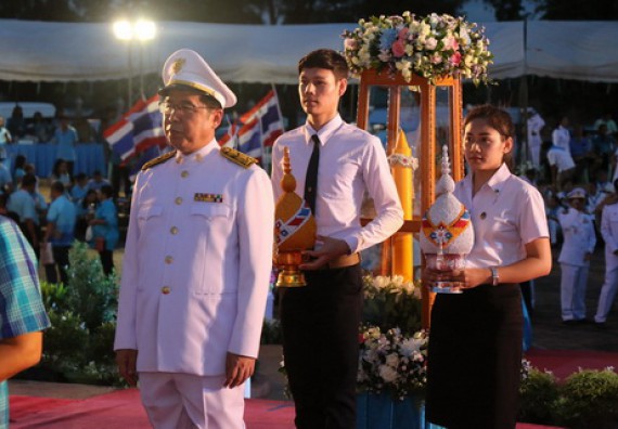 ภาพกิจกรรม คณะวิทยาศาสตร์และเทคโนโลยี เข้าร่วมพิธีเฉลิมพระเกียรติสมเด็จพระนางเจ้าสิริกิติ์