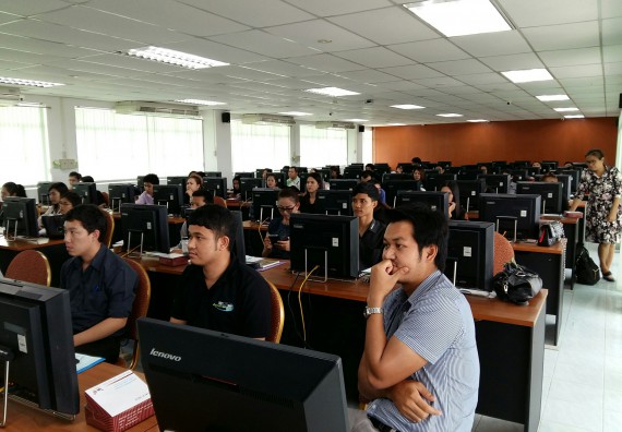 ภาพกิจกรรม คณะวิทยาศาสตร์และเทคโนโลยี เข้าร่วมอบรมเชิงปฏิบัติการ Cheqa3D Online System