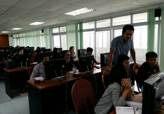 ภาพกิจกรรม คณะวิทยาศาสตร์และเทคโนโลยี เข้าร่วมอบรมเชิงปฏิบัติการ Cheqa3D Online System