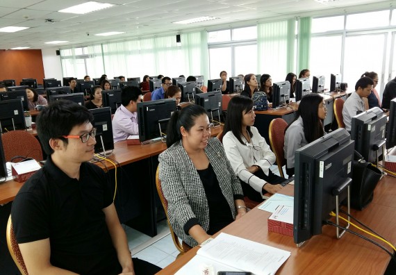 ภาพกิจกรรม คณะวิทยาศาสตร์และเทคโนโลยี เข้าร่วมอบรมเชิงปฏิบัติการ Cheqa3D Online System