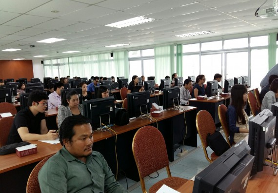 ภาพกิจกรรม คณะวิทยาศาสตร์และเทคโนโลยี เข้าร่วมอบรมเชิงปฏิบัติการ Cheqa3D Online System