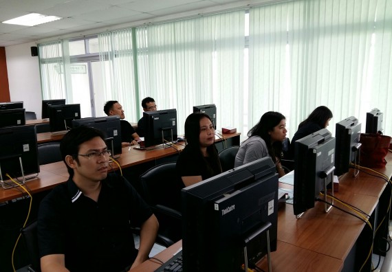 ภาพกิจกรรม คณะวิทยาศาสตร์และเทคโนโลยี เข้าร่วมอบรมเชิงปฏิบัติการ Cheqa3D Online System