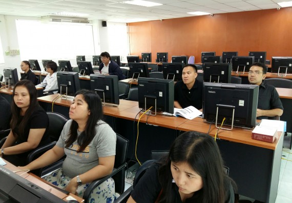 ภาพกิจกรรม คณะวิทยาศาสตร์และเทคโนโลยี เข้าร่วมอบรมเชิงปฏิบัติการ Cheqa3D Online System